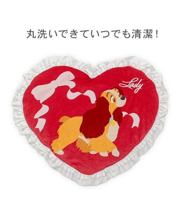 PET PARADISE ディズニー わんわん物語 レディ ハートボアマット レッド