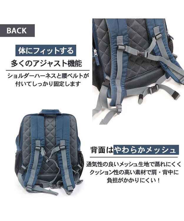 PET PARADISE ペットパラダイス ワイドオープンハグ＆リュック紺 -