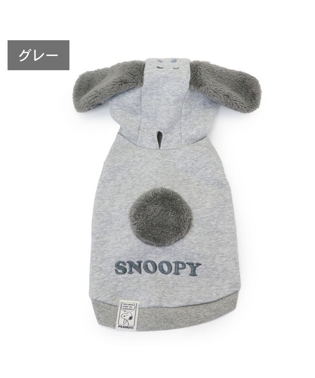 49）Snoopy ラグランTシャツ グレー/オリーブ