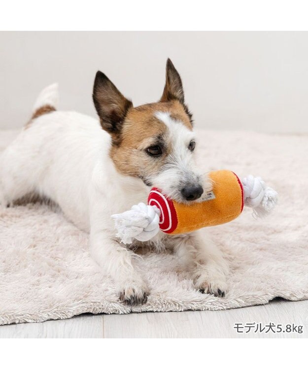 PET PARADISE ペットパラダイス 骨付き肉トイ  S 茶系