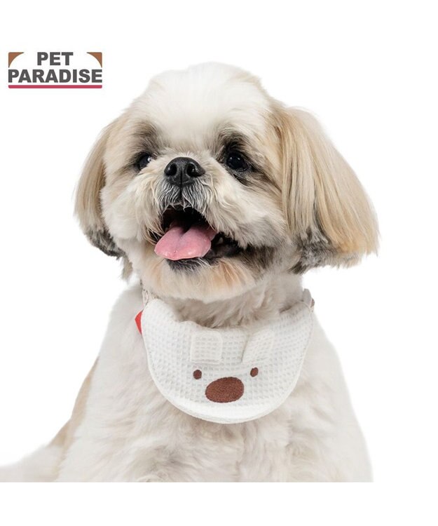 PET PARADISE リサとガスパール スタイ首輪 《リサ》 Ｓ ホワイト