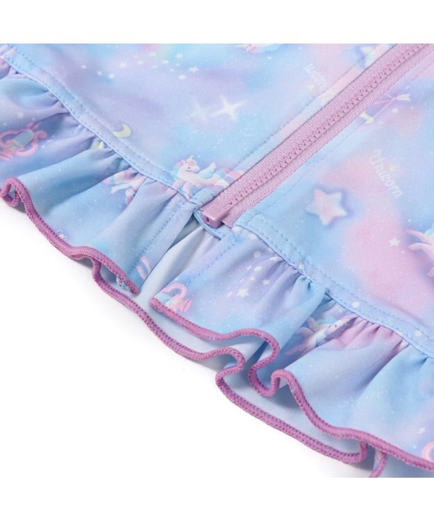 Mother garden マザーガーデン ユニコーン ラッシュガード 《ミルキーウェイ柄》 110/ 120/ 130cm ミルキーウェイ柄