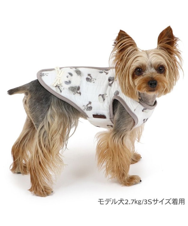 PET PARADISE ペットパラダイス ふわりと キルトベスト 《パンダ》 小型犬 超小型犬 パンダ