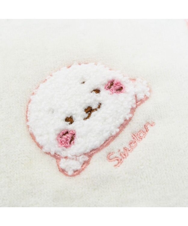 Mother garden しろたん サガラミニタオル 《白》 単品 25cm×25cm 白