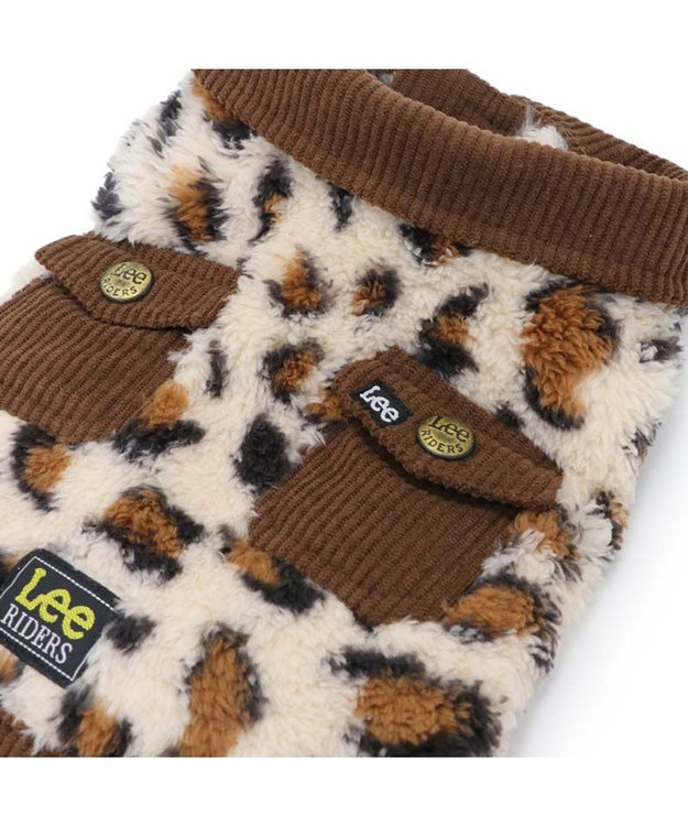 PET PARADISE Lee レオパード ボア ベスト 小型犬 レオパード柄