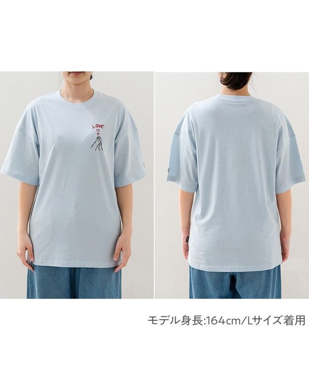 PET PARADISE ペットパラダイス Mai Kuraki　LOVE  オーナー Ｔシャツ  《ブルー》　ユニセックス ブルー