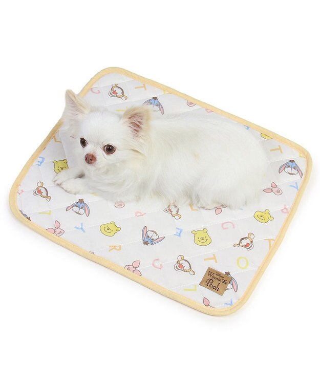 PET PARADISE ディズニー くまのプーさん  クール マット《ハッピー柄》小型犬 48×40㎝ ハッピー柄