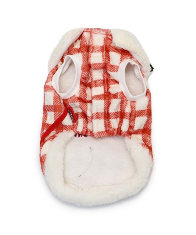 PET PARADISE スヌーピー ハートボアベスト《レッド》小型犬 ホワイト×レッド