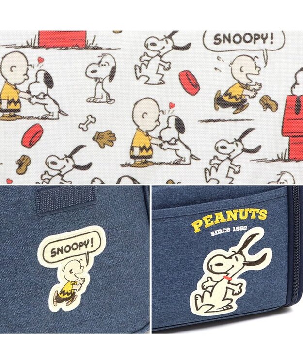 PET PARADISE スヌーピー 折畳 キャリーバッグ《ご機嫌柄 》M 小型犬 約4～8kg ご機嫌柄