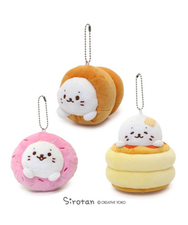 Mother garden しろたん はまったキーホルダー 《パンケーキ》 単品 パンケーキ