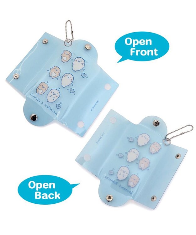 Mother garden しろたん クリアマルチケース 【単品】 しろたん＆らっこいぬ柄