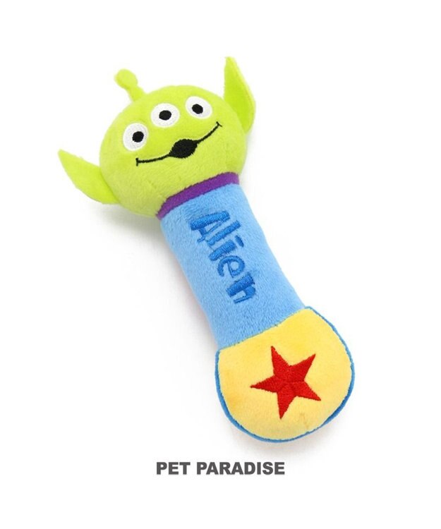 PET PARADISE ディズニー トイ・ストーリー エイリアン ダンベル トイ 黄緑