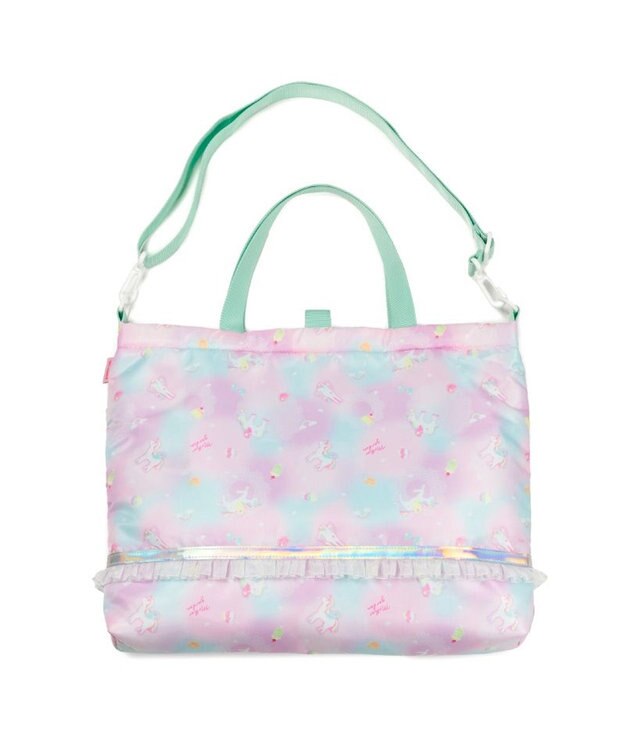 Mother garden マザーガーデン ユニコーン レッスンバッグ 《コットンキャンディ柄》 コットンキャンディ柄