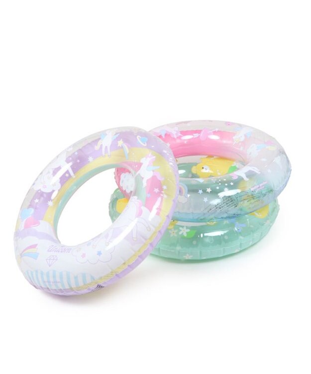 Mother garden マザーガーデン 浮き輪 子供用 60cm 《ユニコーンレインボー/ユニコーングラデーション/レモンくま》 単品 ユニコーンレインボー
