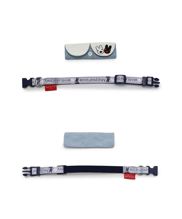 PET PARADISE リサとガスパール  襟付き 首輪《であい柄》 ３Ｓ 小型犬 -