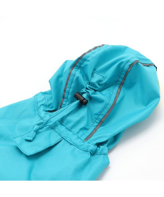 PET PARADISE 犬服 犬用品 ペットグッズ ペットウェア ペットパラダイス 切替レインマント 【超小型・小型犬】 | 犬用 超小型犬 小型犬 青緑