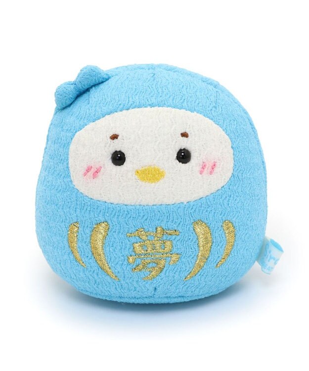 Mother garden しろたん 手のり ちりめん だるま マスコット ちびちびマスコット 8cm 【単品】 らむね