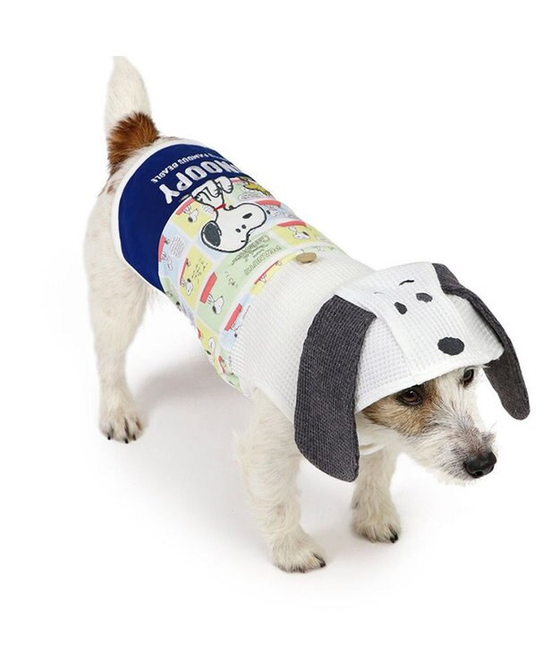 スヌーピー 耳付きパーカー 《コミック柄》 小型犬 / PET