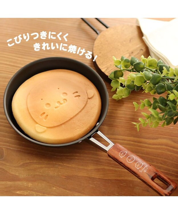 Mother garden しろたん パンケーキ フライパン 直径16cm フッ素コーティング 日本製 -