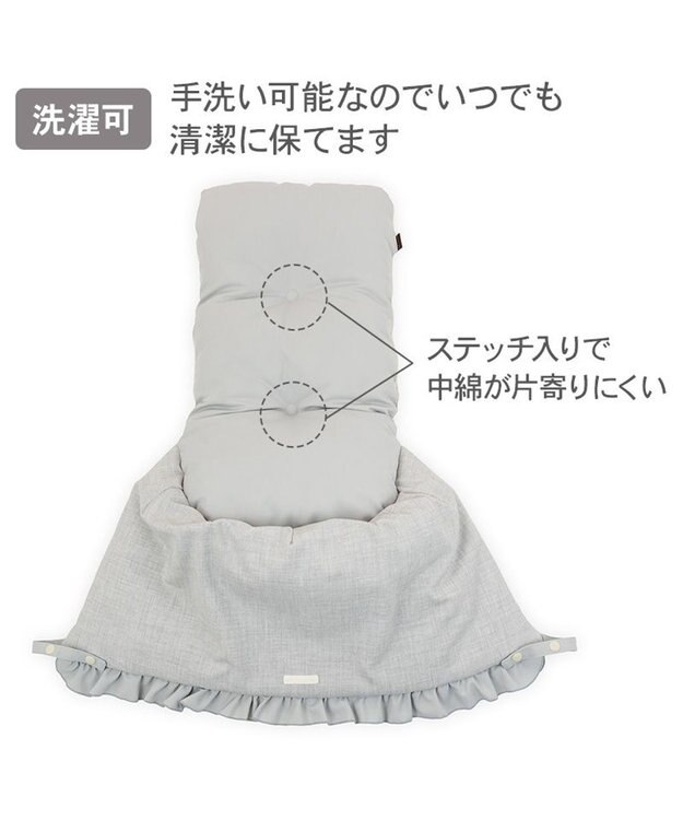 PET PARADISE ペットパラダイス ペットカート クッション 《お花》 グレー