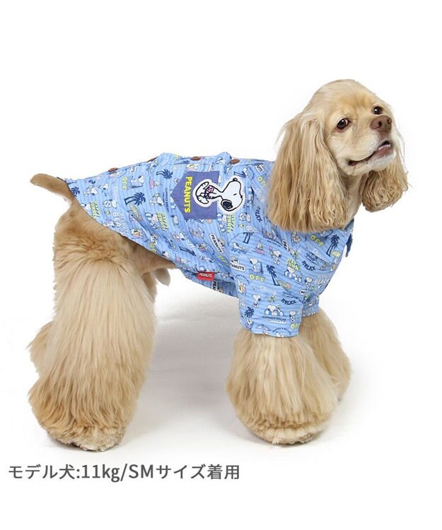 PET PARADISE スヌーピー アロハシャツ 《バケーション柄》 中型犬 大型犬 バケーション柄