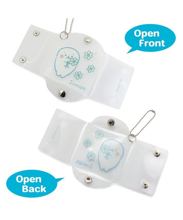 Mother garden しろたん クリアマルチケース 【単品】 しろたんお花柄