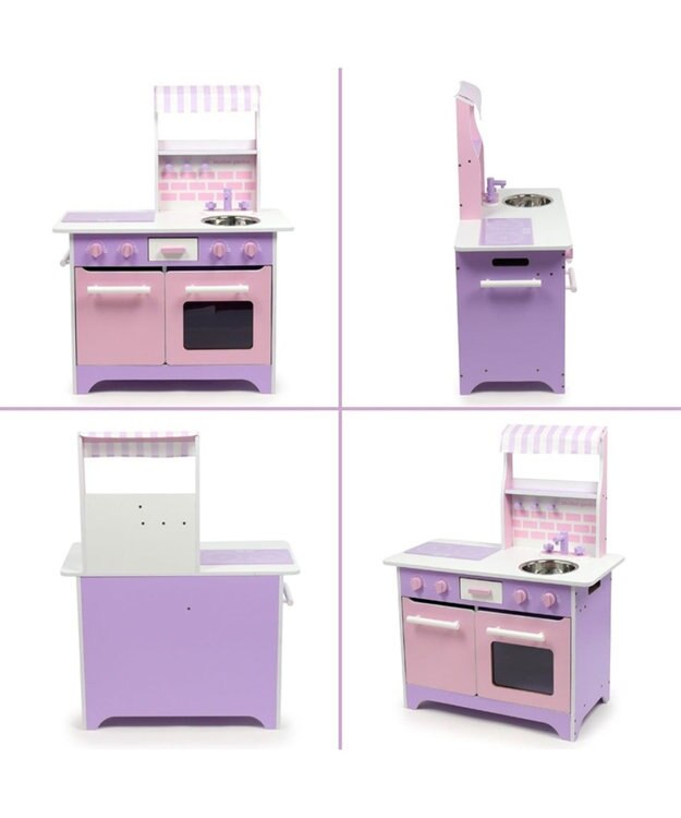 Mother garden 「訳ありSALE」マザーガーデン オープンカフェキッチン 《ピンクパープル》単品 -