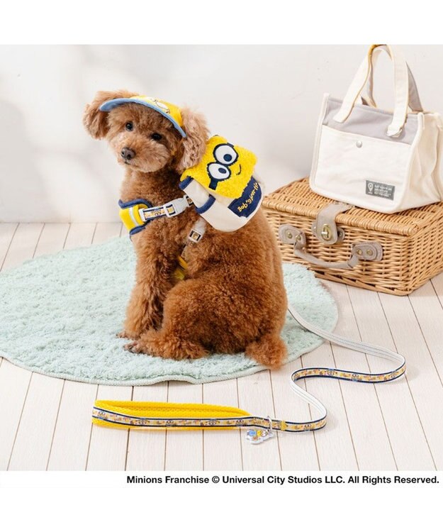 PET PARADISE ミニオン ボブ柄 リード ＳＳ～Ｓ イエロー