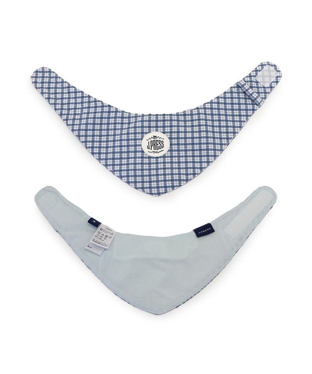 PET PARADISE J.PRESS クールバンダナ 中型犬 ホワイト×ネイビー