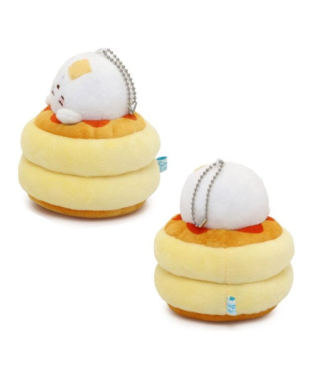 しろたん はまったキーホルダー 《パンケーキ》 単品 / Mother