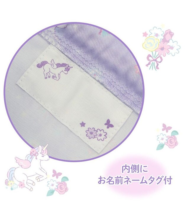 Mother garden マザーガーデン ユニコーン 巾着 《フラワー柄》 Sサイズ 20×27cm フラワー柄