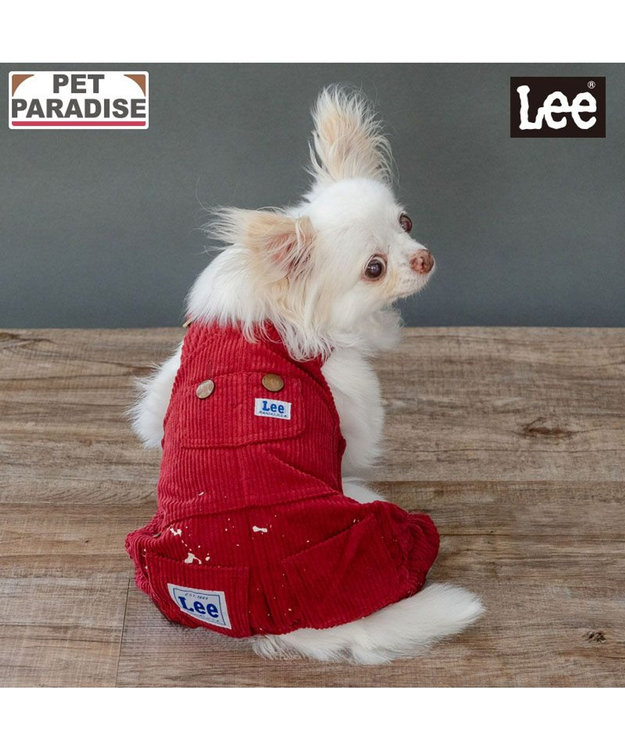 PET PARADISE Lee スプラコデュロ オーバーオール 小型犬 レッド