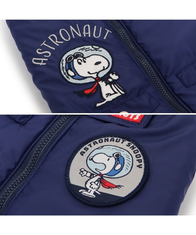 PET PARADISE スヌーピー 遠赤外線 ジャンパー 《アストロノーツ》 小型犬 ネイビー