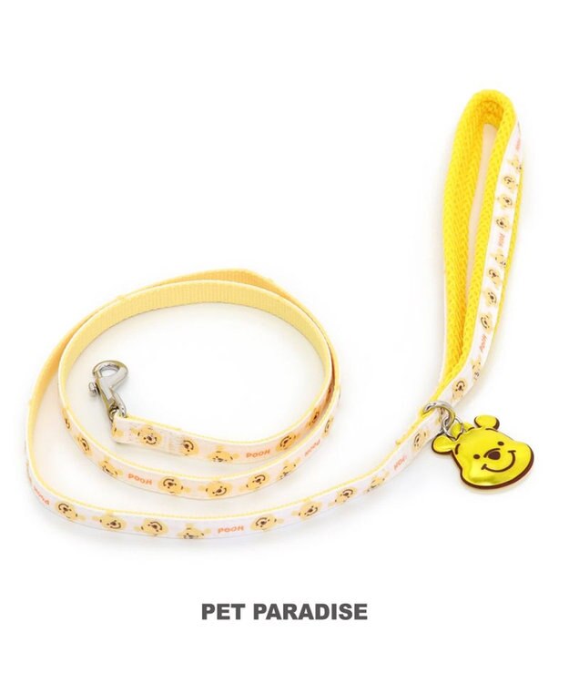 PET PARADISE ディズニー くまのプーさん リード 【４Ｓ～３Ｓ】 にこにこ 黄