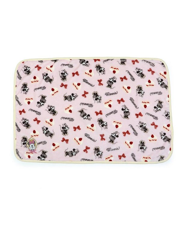 PET PARADISE ディズニー ミニー ケーキ ブランケット 90×60cm ピンク
