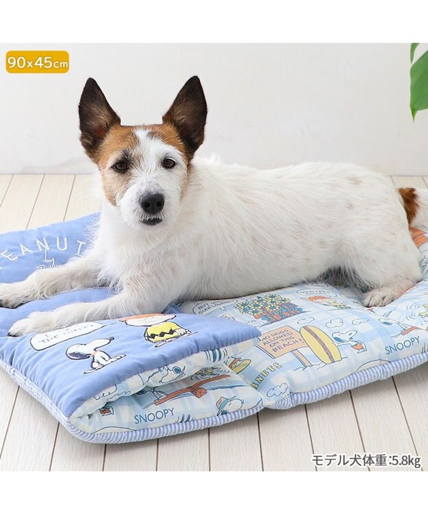 スヌーピー クール ロールマット 《サマータイム柄》 小型犬