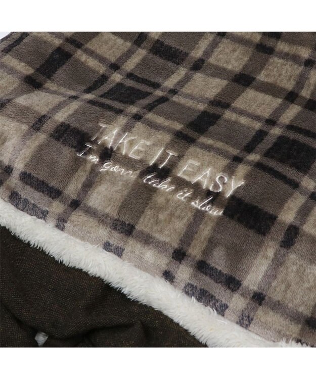 PET PARADISE ペットパラダイス 筒形寝袋 遠赤外線 《チェック柄》 35×50cm チェック柄