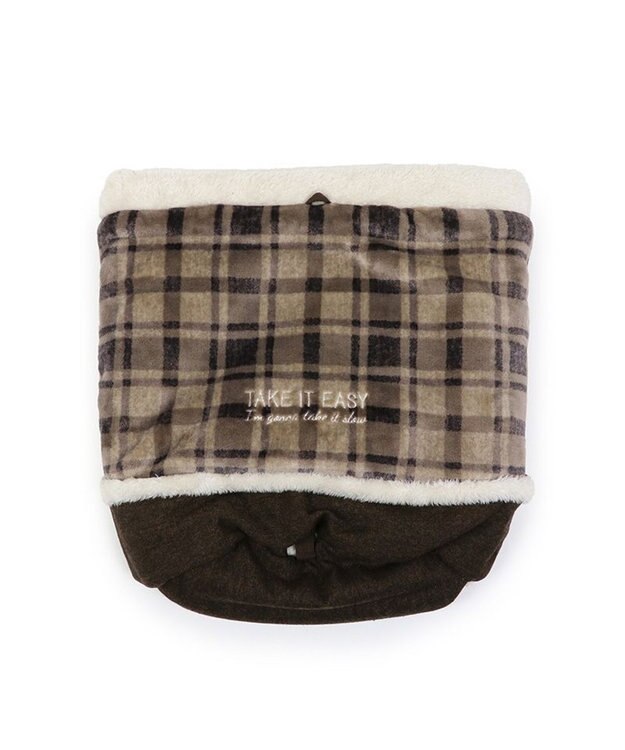 PET PARADISE ペットパラダイス 筒形寝袋 遠赤外線 《チェック柄》 35×50cm チェック柄