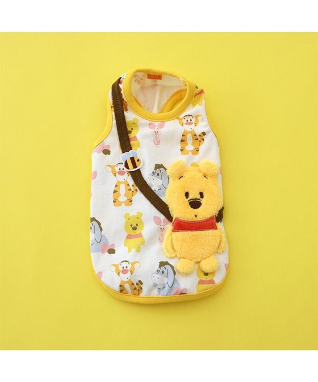 PET PARADISE ディズニー くまのプーさん プチフレンズタンクトップ【小型犬】 白~オフホワイト