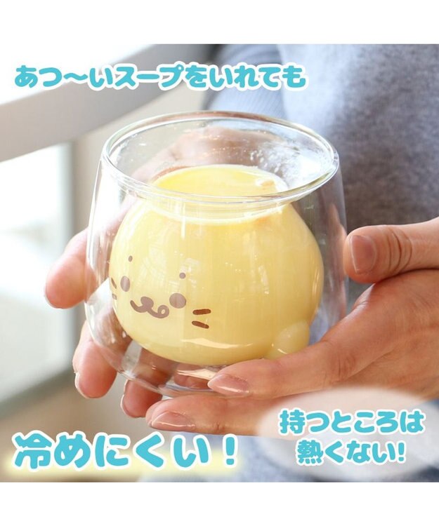 Mother garden しろたん ダブルウォールボウル 《ぺろり/もぐもぐ》 単品 ぺろり