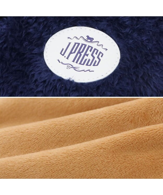 PET PARADISE J.PRESS ボアダッフルコート 小型犬 紺(ネイビー・インディゴ)