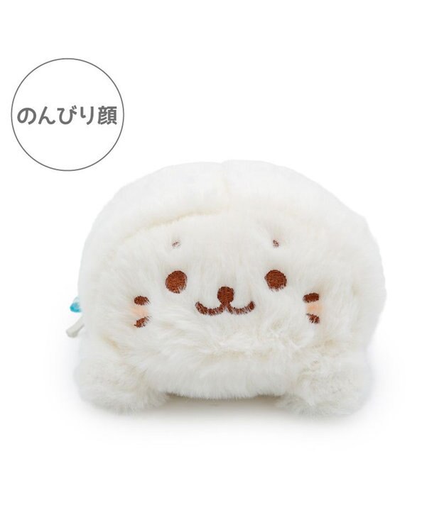 Mother garden しろたん マルチポーチ 《のんびり顔》 単品 のんびり顔