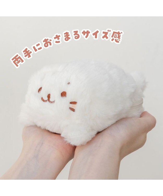 Mother garden しろたん マルチポーチ 《のんびり顔》 単品 のんびり顔