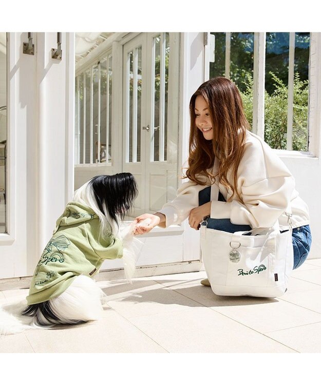 PET PARADISE ペットパラダイス Mai Kuraki ベニート パーカー 《オリーブ》 小型犬 オリーブ