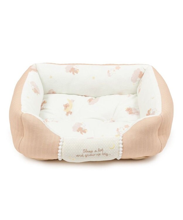 PET PARADISE ペットパラダイス くまさん カドラー 《おやすみ柄》 Ｓ モカ