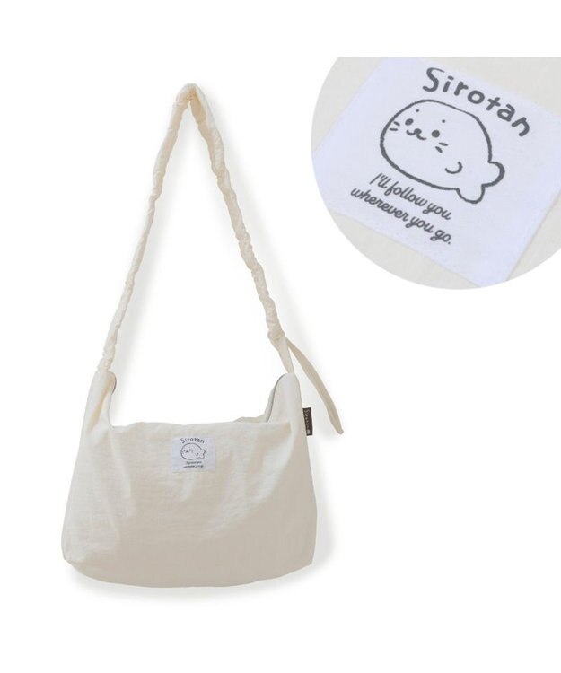 Mother garden しろたん ドロスト ショルダーバッグ 白～オフホワイト