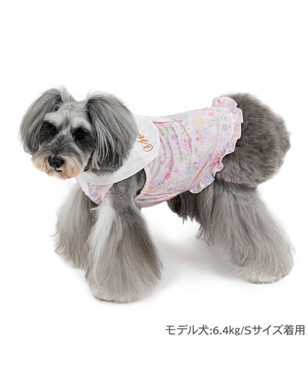 PET PARADISE ディズニー ミニーマウス エコメイド タンクトップ 《リボン襟》 小型犬 ピンク