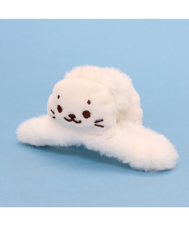 Mother garden しろたん マスコット バンスクリップ ヘアアクセサリー 白~オフホワイト