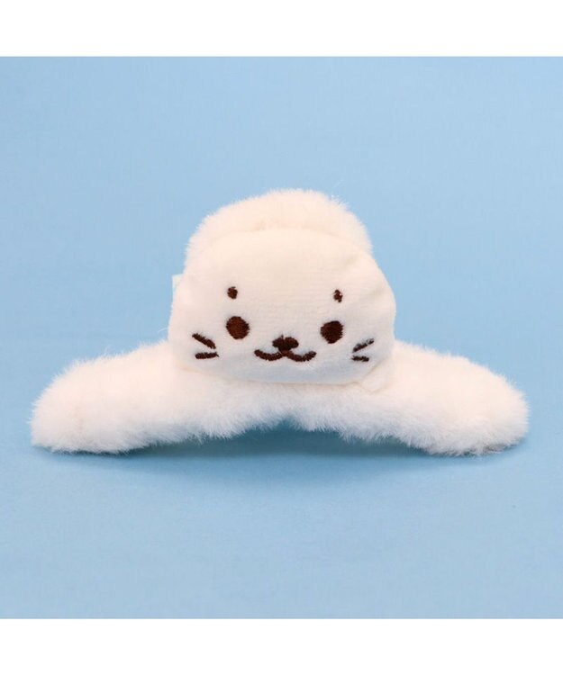 Mother garden しろたん マスコット バンスクリップ ヘアアクセサリー 白~オフホワイト