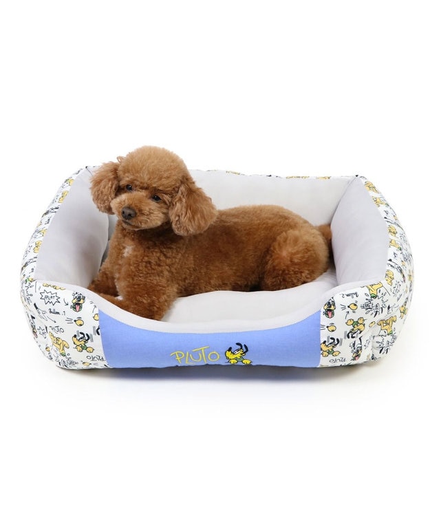 PET PARADISE ディズニー プルート クール 四角 カドラー 小型犬 水色